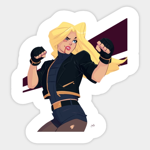 Black Canary Sticker by MRO16